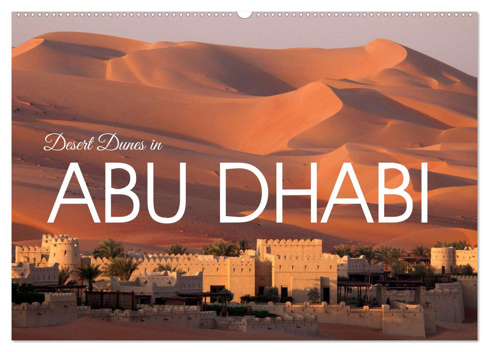 Desert dunes in Abu Dhabi (CALVENDO Monthly Calendar 2025)