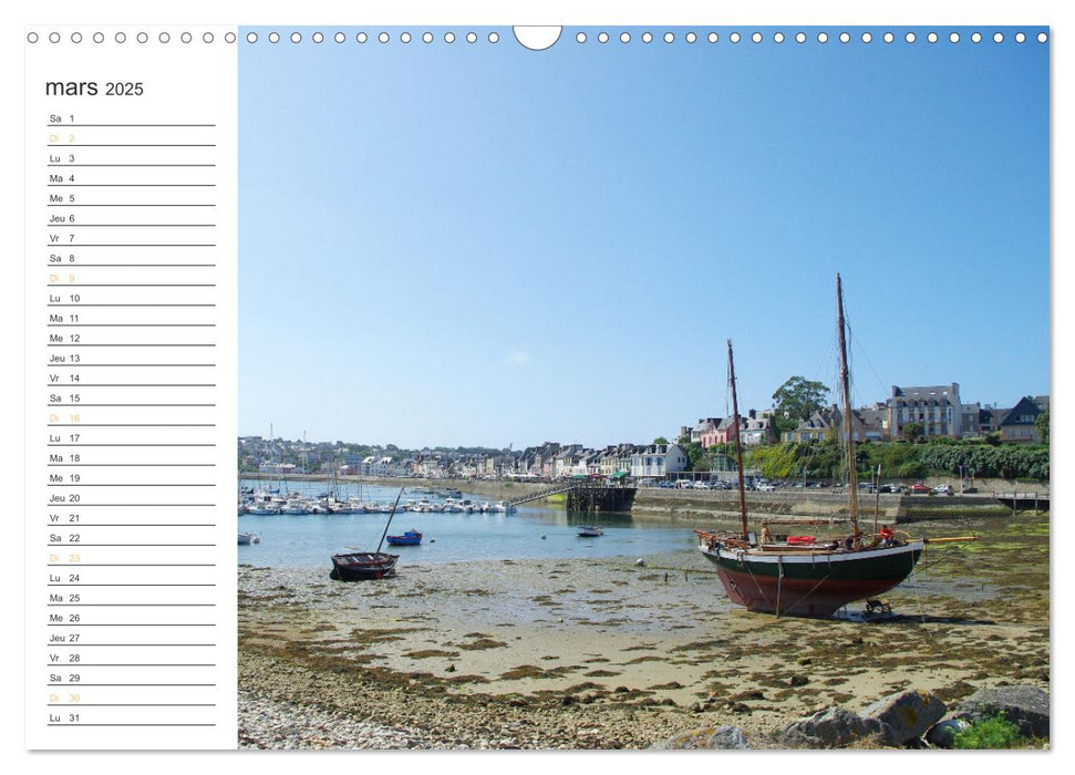 Bretagne Finistère balade estivale à Camaret-sur-Mer (CALVENDO Calendrier mensuel 2025)