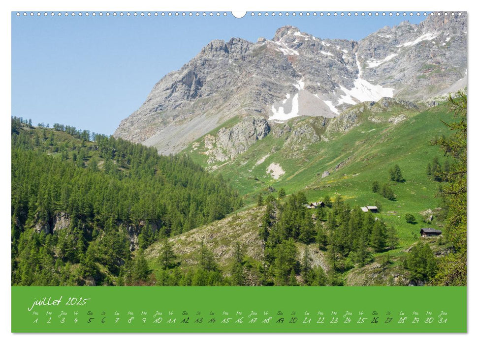 Le long de la Clarée, une rencontre avec la nature (CALVENDO Calendrier supérieur 2025)