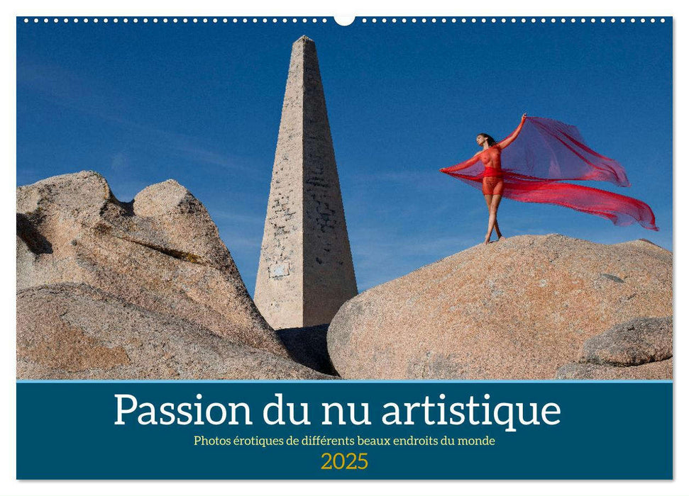 Passion du nu artistique (CALVENDO Calendrier mensuel 2025)