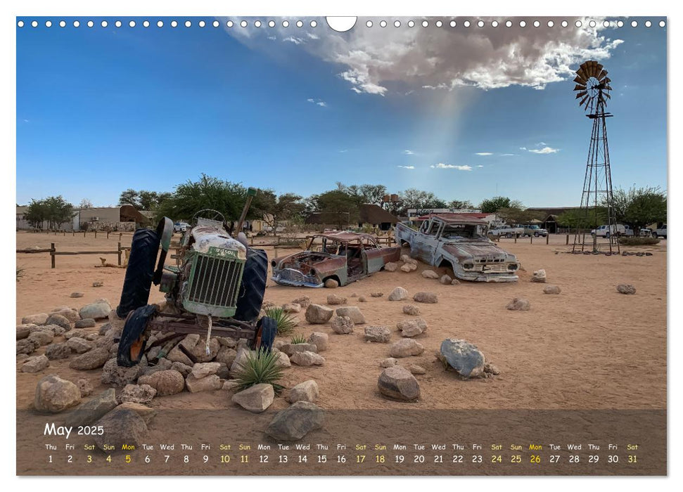 Namibia - African Beauty (CALVENDO Monthly Calendar 2025)