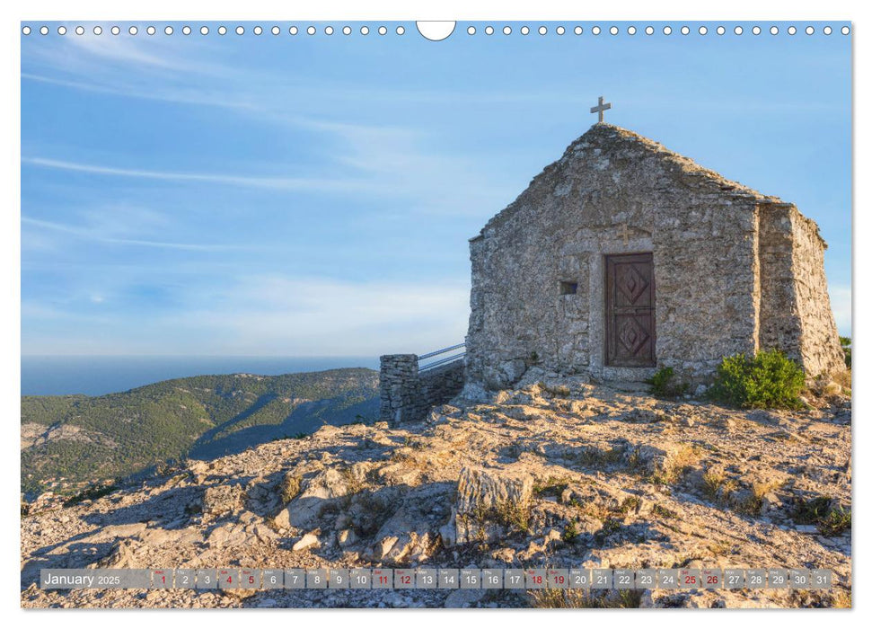 Vis Island Croatia - English Heritage in the Adriatic (CALVENDO Monthly Calendar 2025)