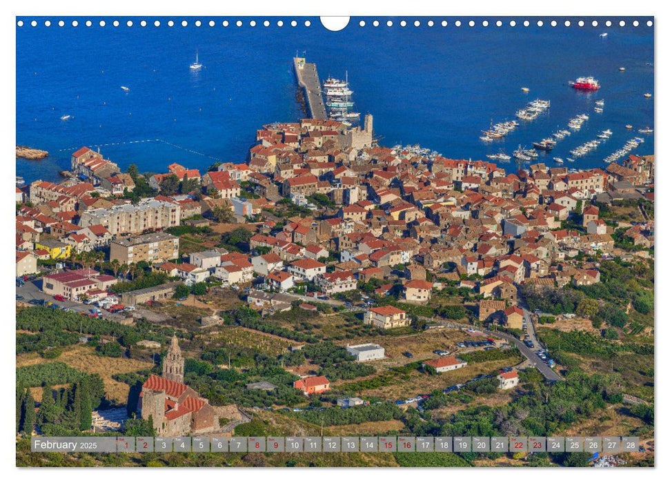 Vis Island Croatia - English Heritage in the Adriatic (CALVENDO Monthly Calendar 2025)