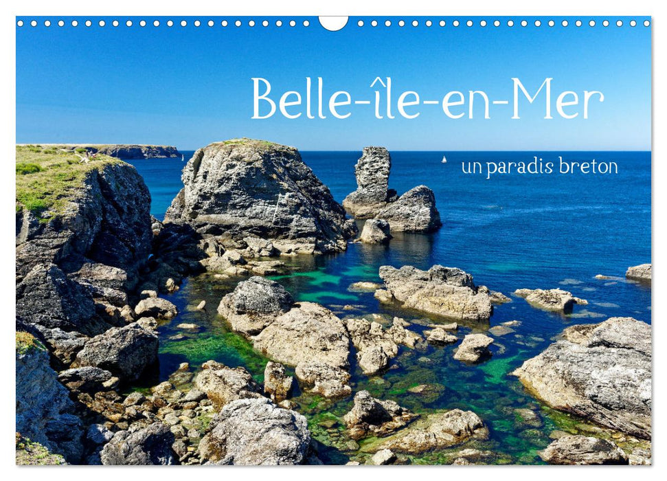 Belle-île-en-Mer - un paradis breton (CALVENDO Calendrier mensuel 2025)