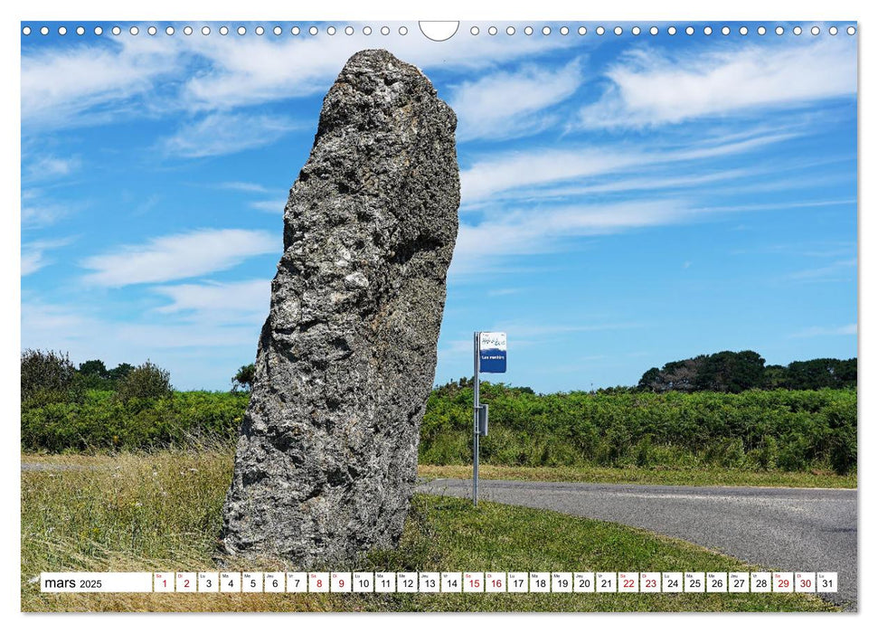 Belle-île-en-Mer - un paradis breton (CALVENDO Calendrier mensuel 2025)