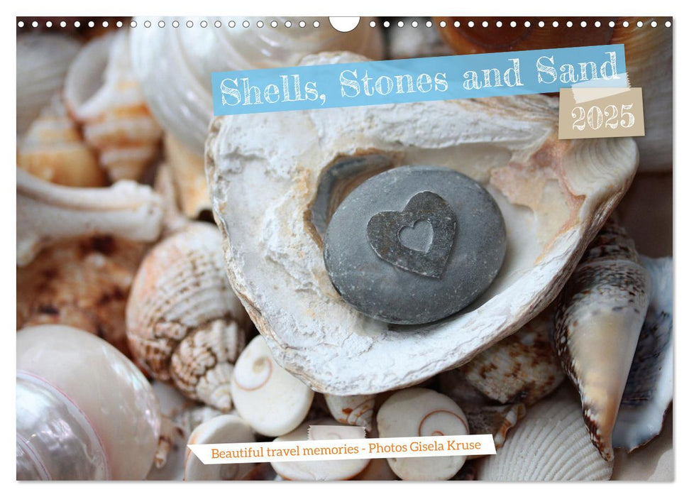 Shells, Stones and Sand (CALVENDO Monthly Calendar 2025)