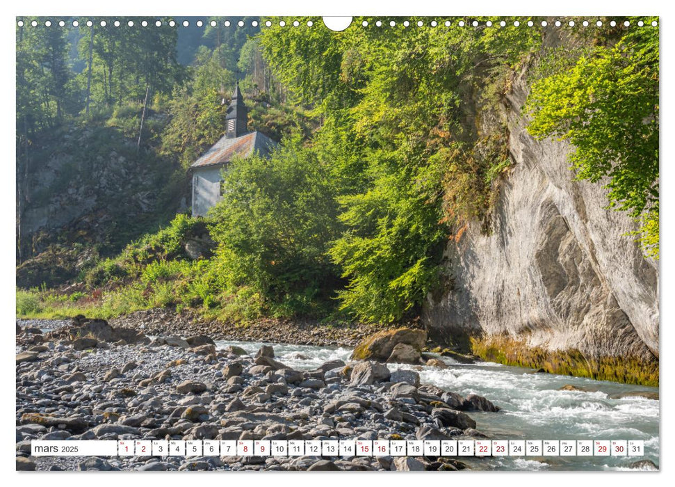 Les Portes du Soleil, Haute-Savoie (CALVENDO Calendrier mensuel 2025)