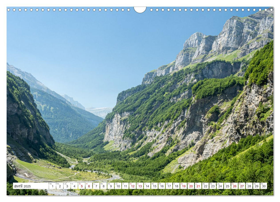 Les Portes du Soleil, Haute-Savoie (CALVENDO Calendrier mensuel 2025)