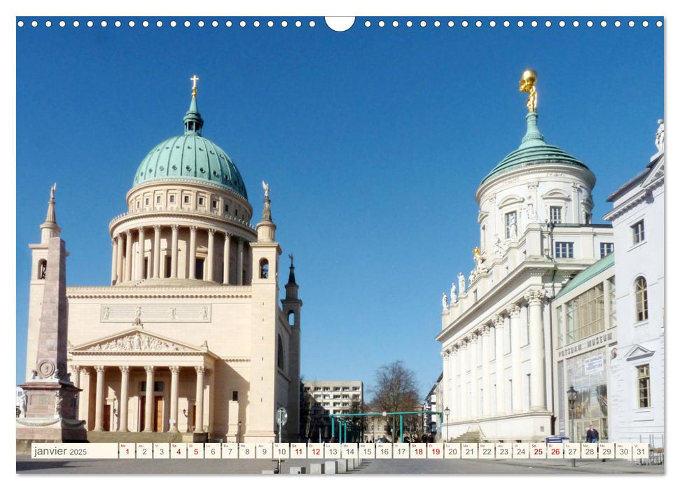 Potsdam - Visite de la magnifique cité au sud-ouest de Berlin (CALVENDO Calendrier mensuel 2025)