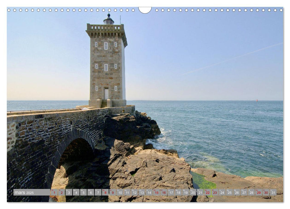 Phare de Kermorvan (CALVENDO Calendrier mensuel 2025)