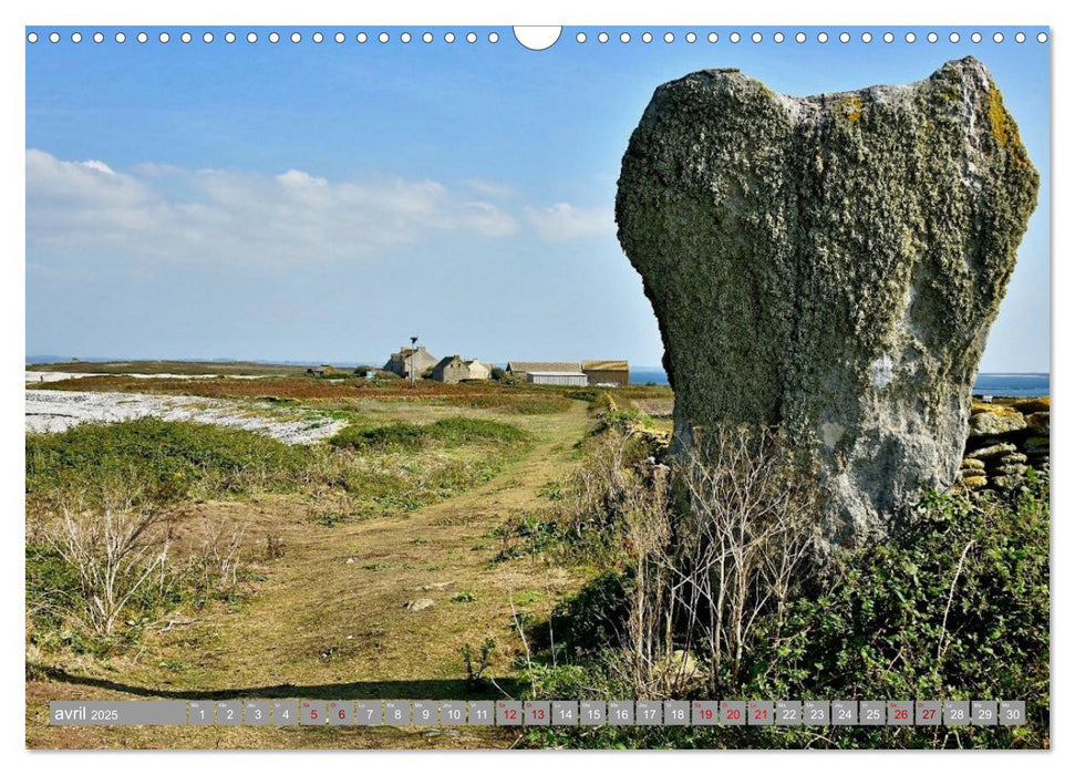 Les îles conquétoises (CALVENDO Calendrier mensuel 2025)