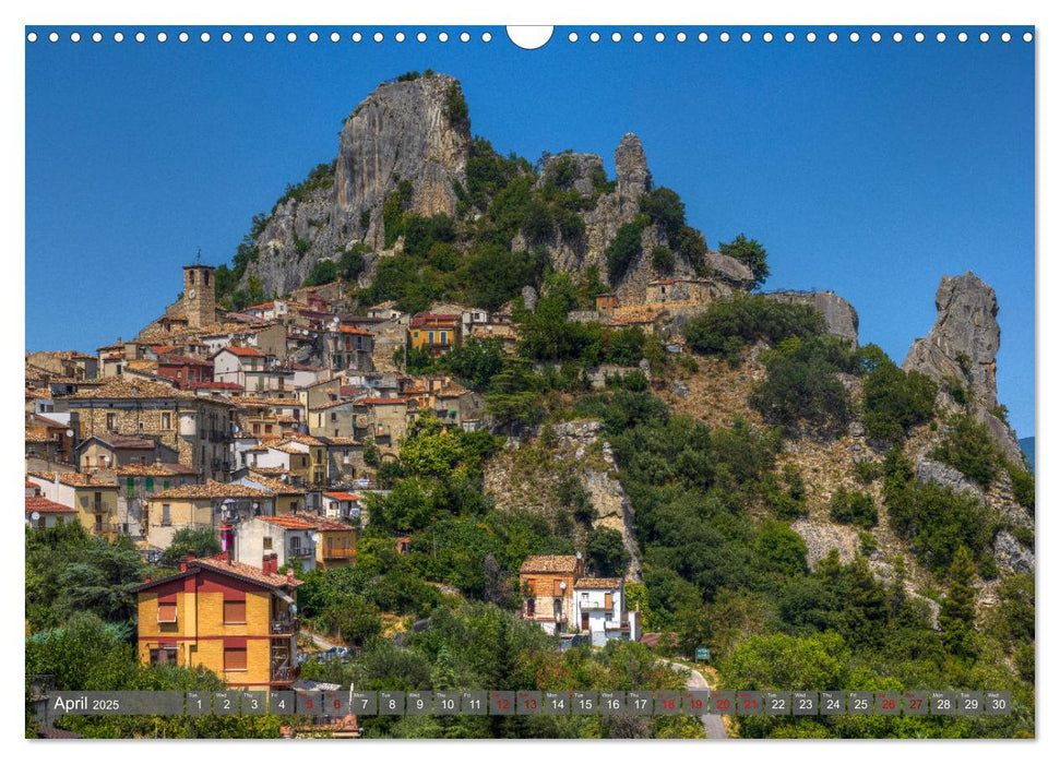 Abruzzo - The wild heart of Italy. (CALVENDO Monthly Calendar 2025)