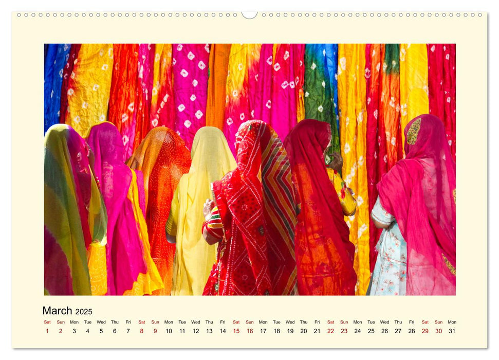 Great impressions of INDIA featuring awesome pictures (CALVENDO Monthly Calendar 2025)