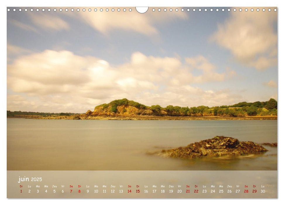 BRETAGNE La beauté du Finistère (CALVENDO Calendrier mensuel 2025)