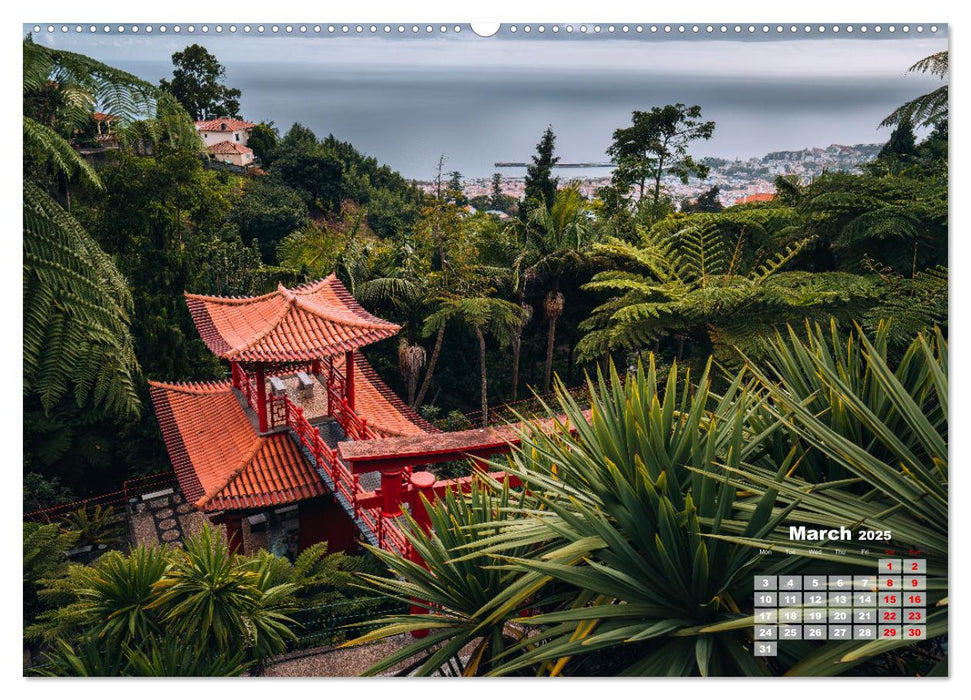 Madeira Island - Portugal (CALVENDO Monthly Calendar 2025)