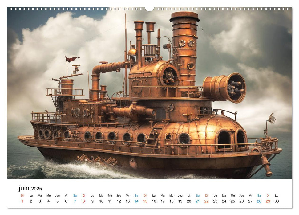 Mécaniques fantastiques (CALVENDO Calendrier supérieur 2025)