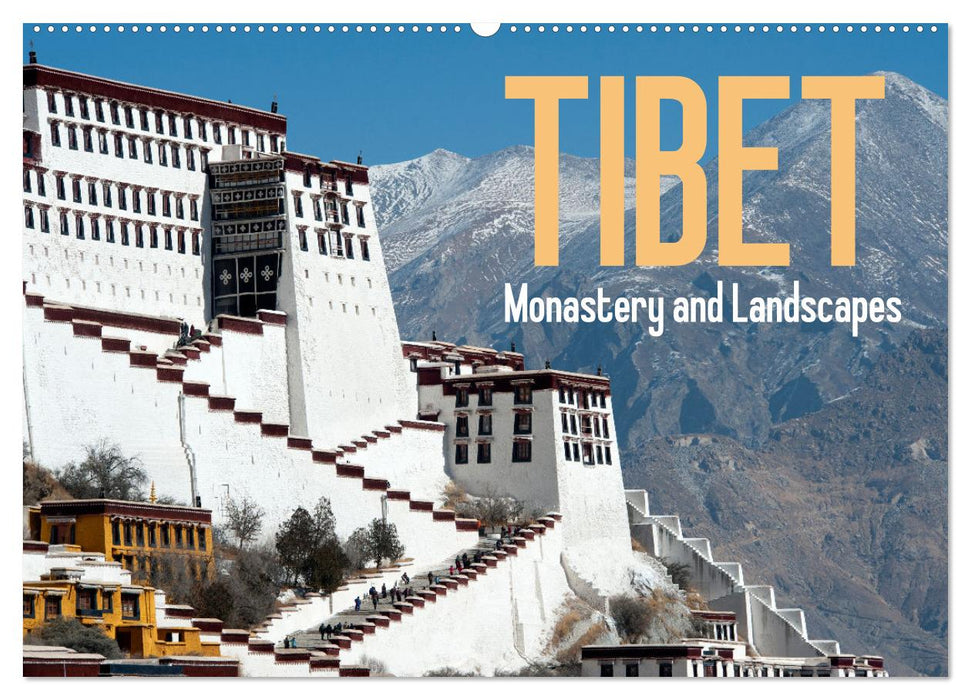 Tibet Monastery and landscapes (CALVENDO Monthly Calendar 2025)