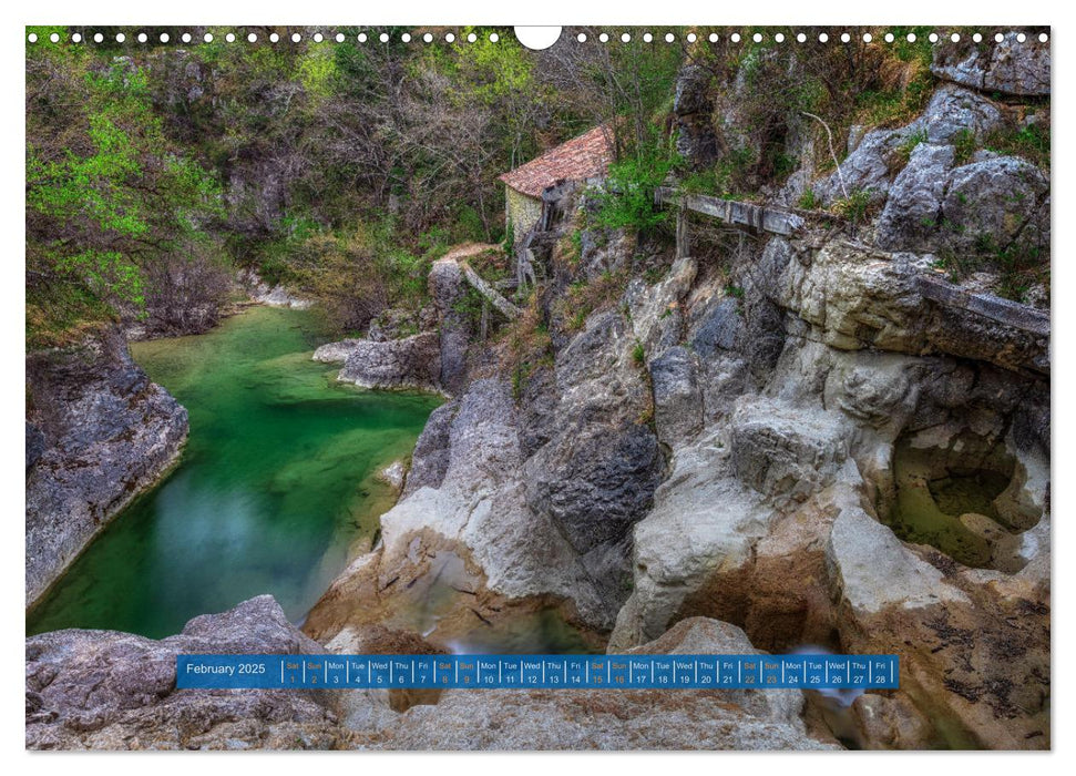 Istria - Croatia The green oasis of the northern Adriatic. (CALVENDO Monthly Calendar 2025)