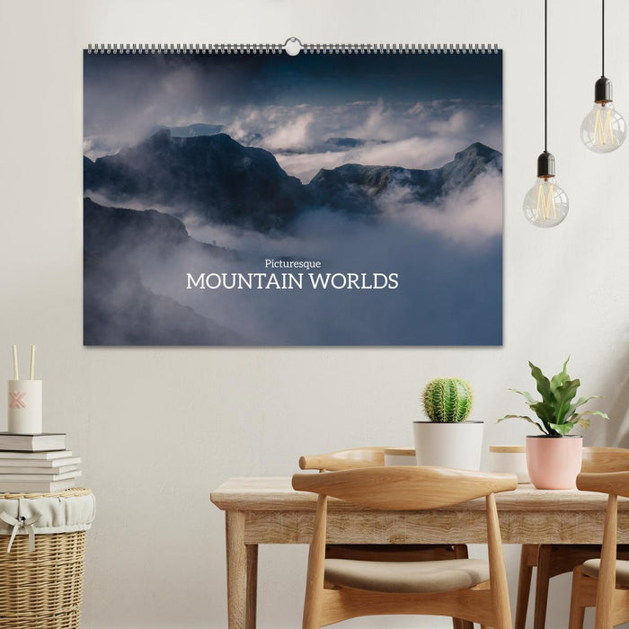 Picturesque Mountain Worlds (CALVENDO Monthly Calendar 2025)