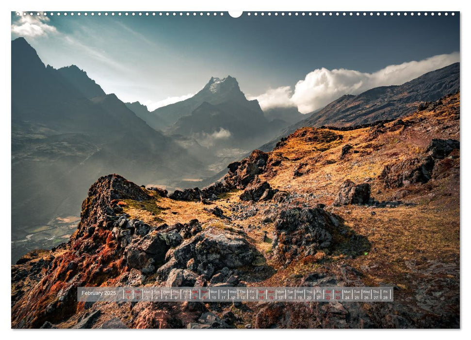 Picturesque Mountain Worlds (CALVENDO Monthly Calendar 2025)