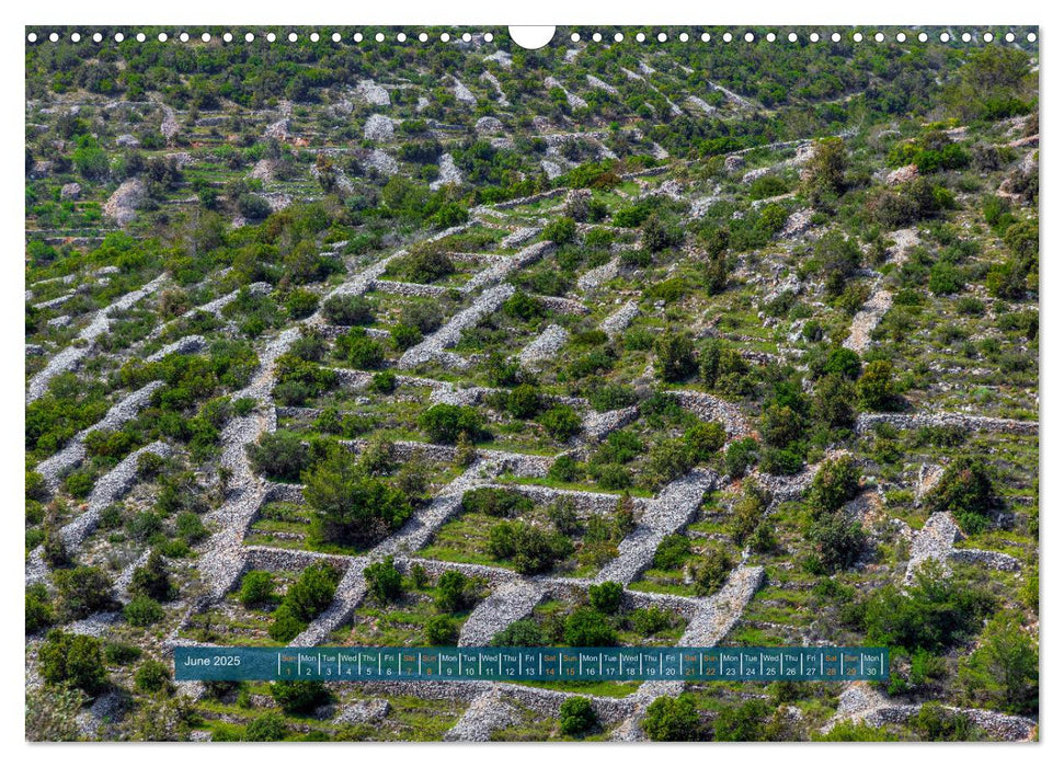 Hvar - Croatia The sunniest place on the Adriatic. (CALVENDO Monthly Calendar 2025)