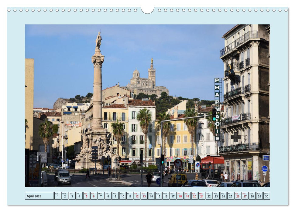 Fountains of Provence (CALVENDO Monthly Calendar 2025)