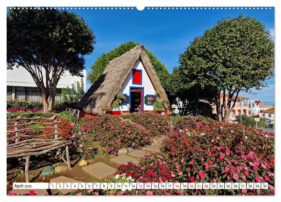 Madeira island of eternal spring (CALVENDO Monthly Calendar 2025)