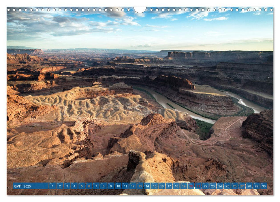 L'Ouest Américain - Superbe contrée aux paysages spectaculaires (CALVENDO Calendrier mensuel 2025)