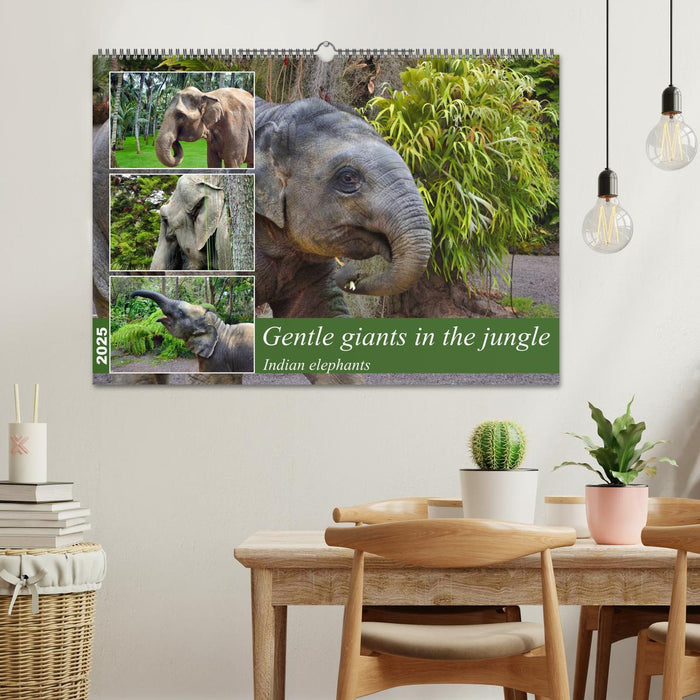 Gentle giants in the jungle (CALVENDO Monthly Calendar 2025)