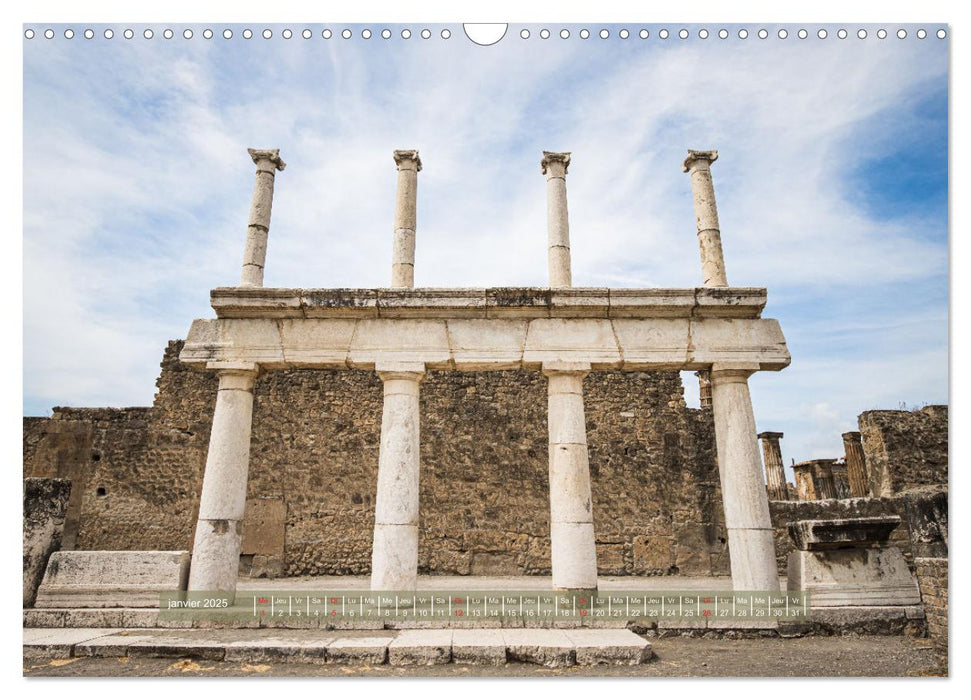 Pompéi. Au cœur des ruines (CALVENDO Calendrier mensuel 2025)