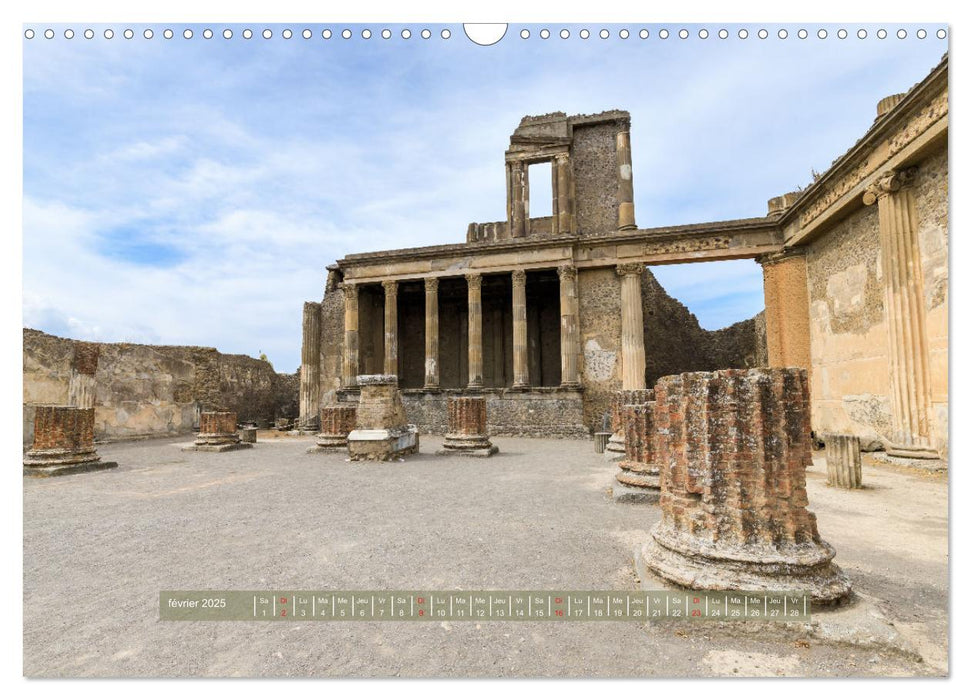 Pompéi. Au cœur des ruines (CALVENDO Calendrier mensuel 2025)