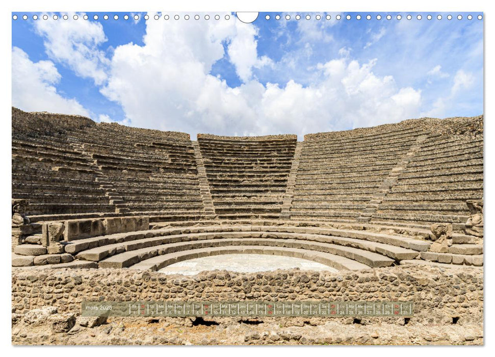 Pompéi. Au cœur des ruines (CALVENDO Calendrier mensuel 2025)