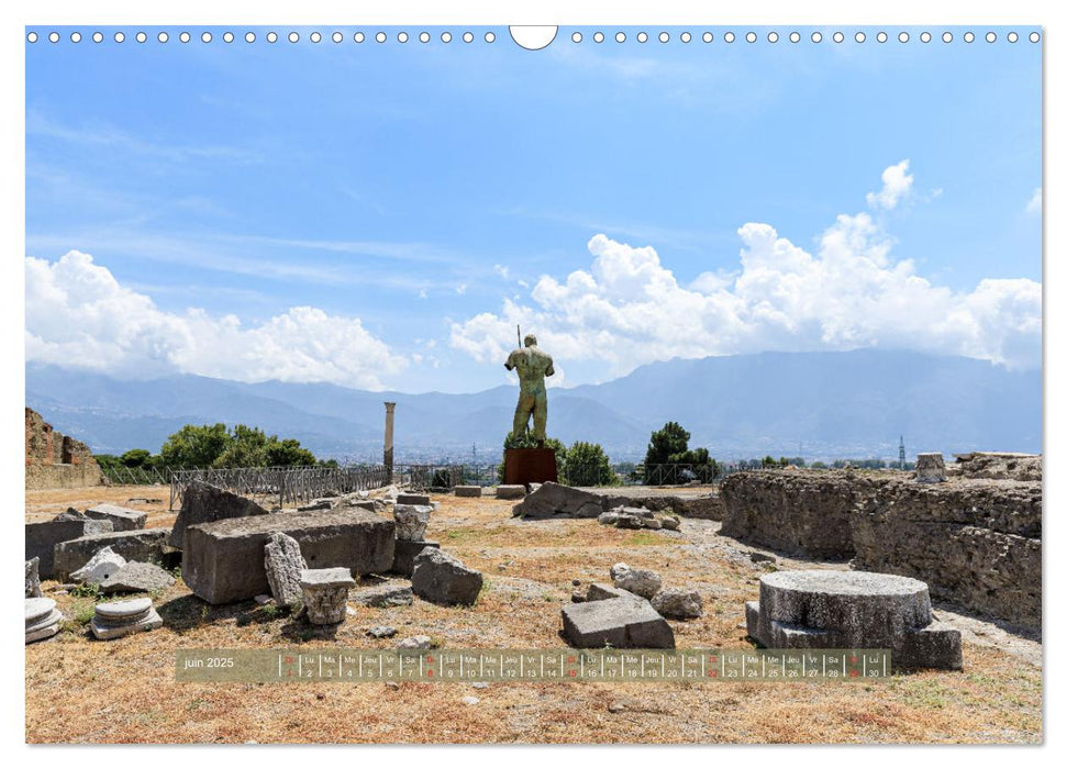 Pompéi. Au cœur des ruines (CALVENDO Calendrier mensuel 2025)