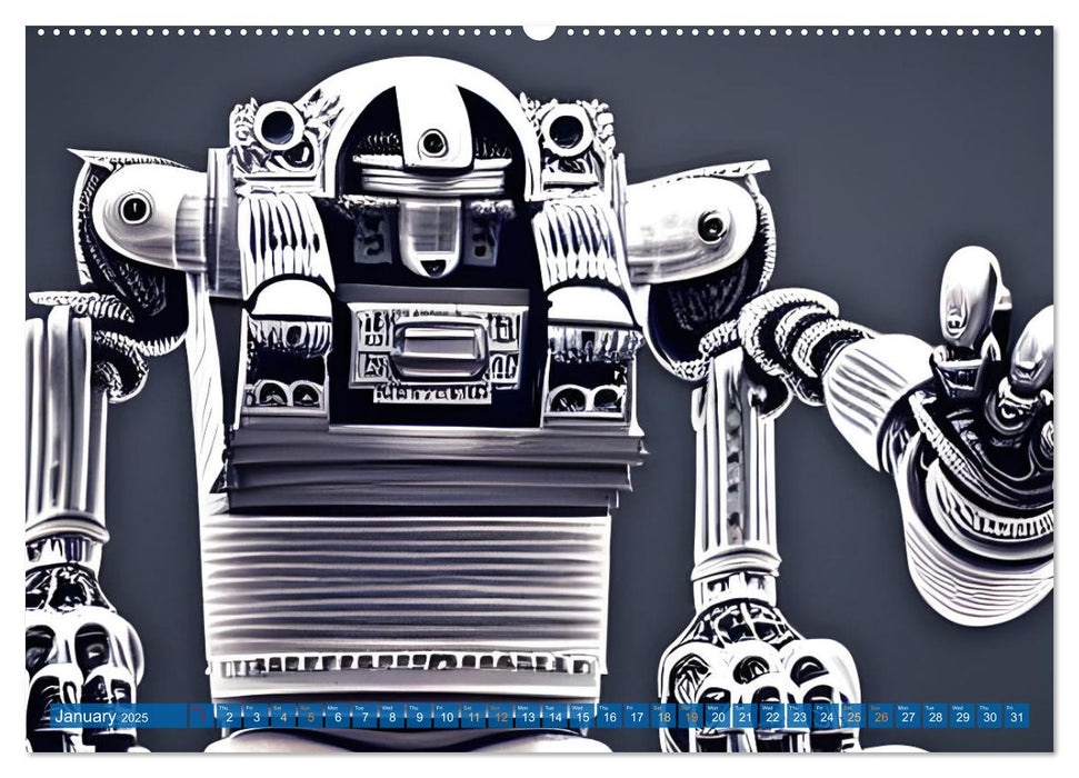 Robots (CALVENDO Premium-Calendar 2025)