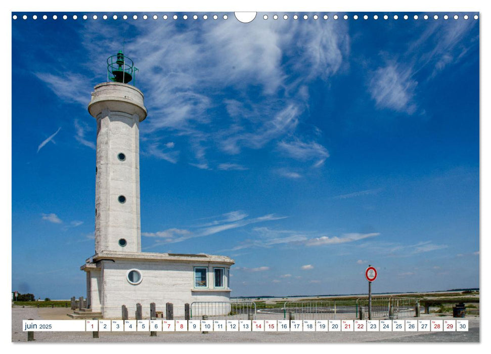 La côte picarde Le long des falaises (CALVENDO Calendrier mensuel 2025)