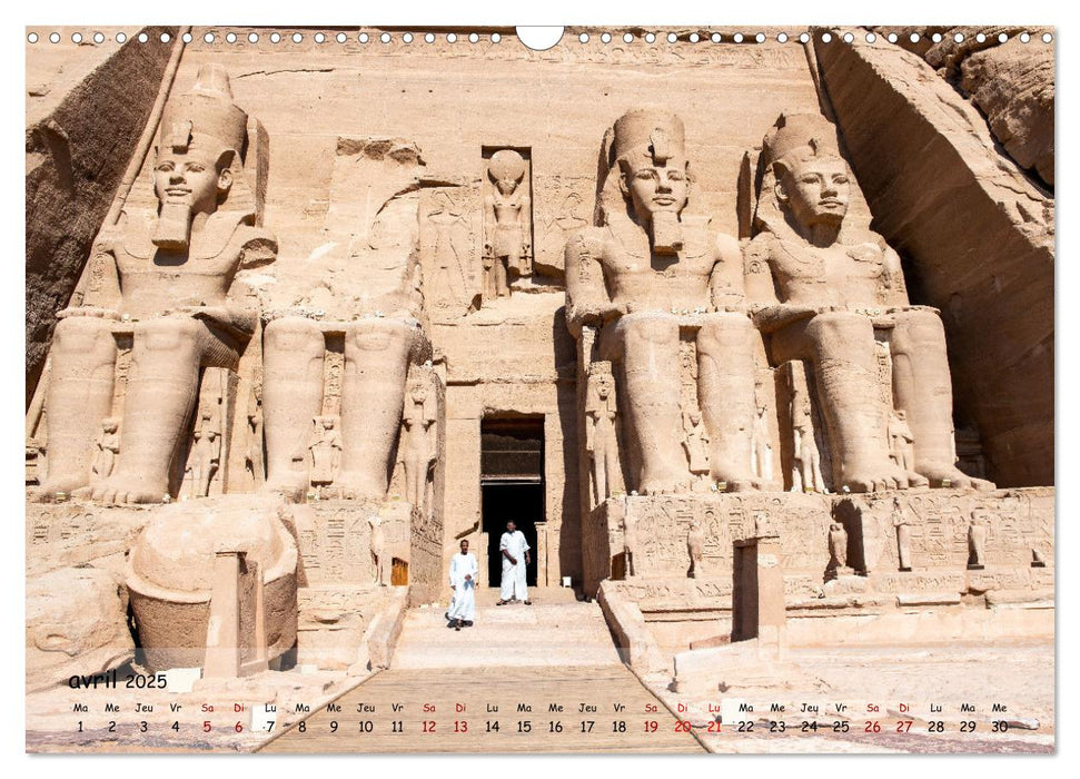 Égypte, sur les rives du Nil (CALVENDO Calendrier mensuel 2025)