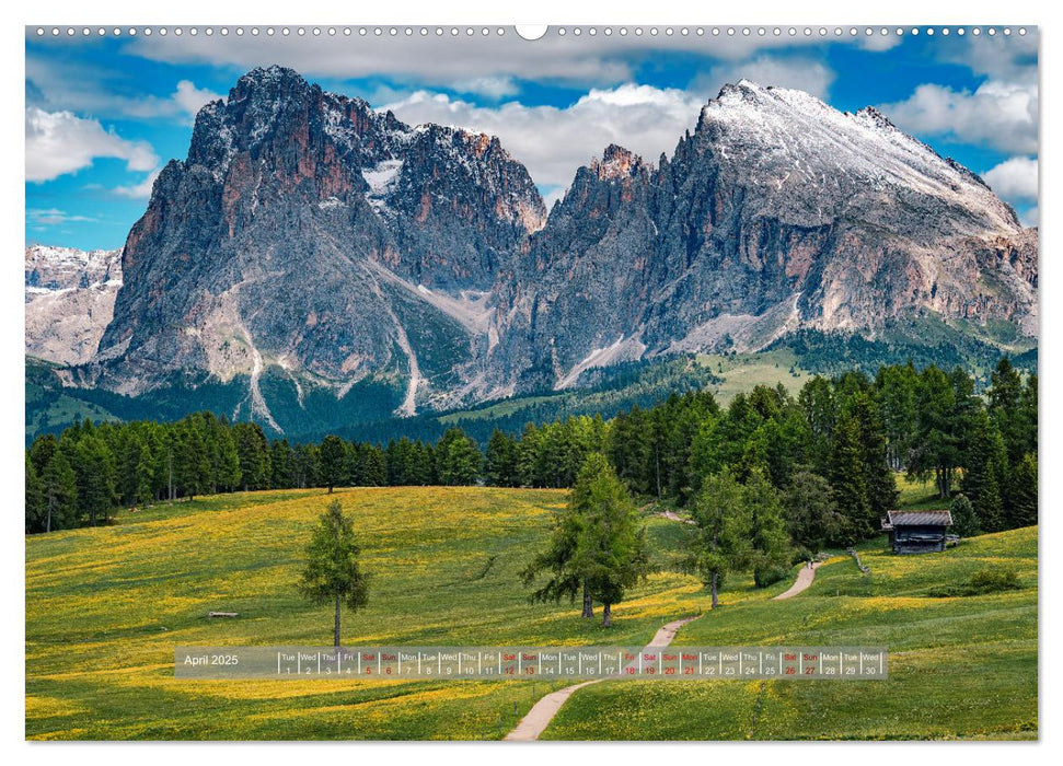 Picturesque Mountain Worlds (CALVENDO Premium-Calendar 2025)