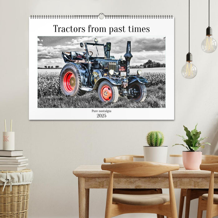 Tractors from past times (CALVENDO Monthly Calendar 2025)