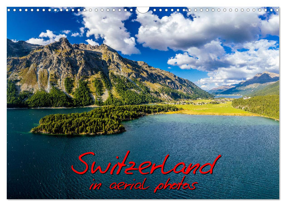 Switzerland - in aerial photos (CALVENDO Monthly Calendar 2025)