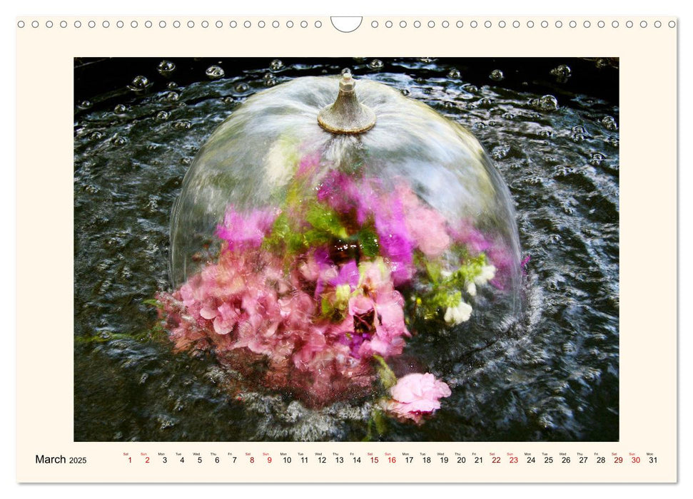 Lovely Water Features (CALVENDO Monthly Calendar 2025)