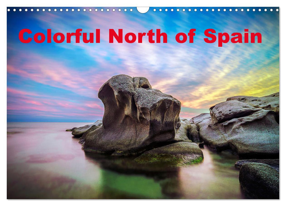 Colorful North of Spain (CALVENDO Monthly Calendar 2025)