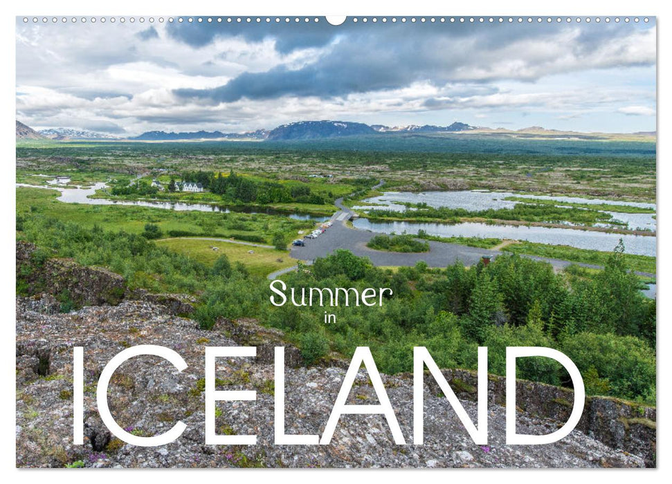 Summer in Iceland (CALVENDO Monthly Calendar 2025)