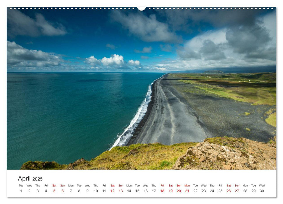 Summer in Iceland (CALVENDO Monthly Calendar 2025)