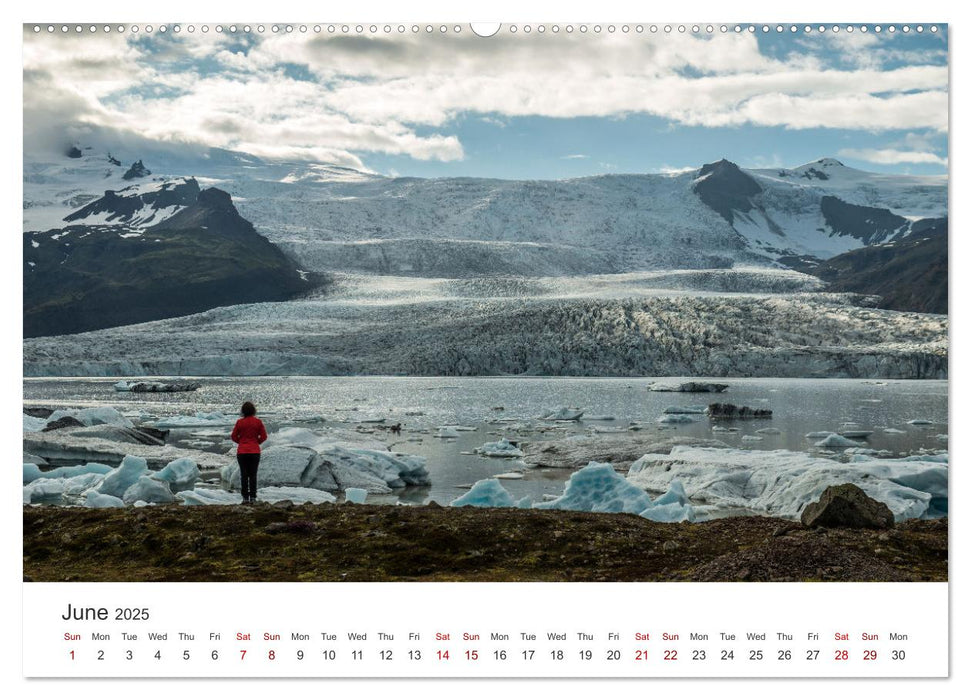 Summer in Iceland (CALVENDO Monthly Calendar 2025)