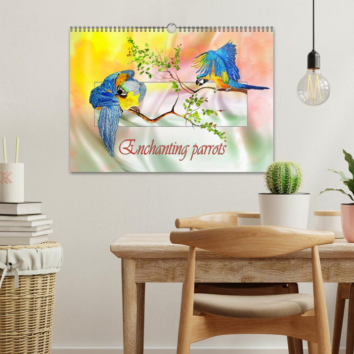 Enchanting parrots (CALVENDO Monthly Calendar 2025)