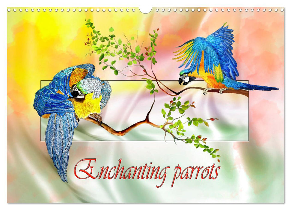 Enchanting parrots (CALVENDO Monthly Calendar 2025)