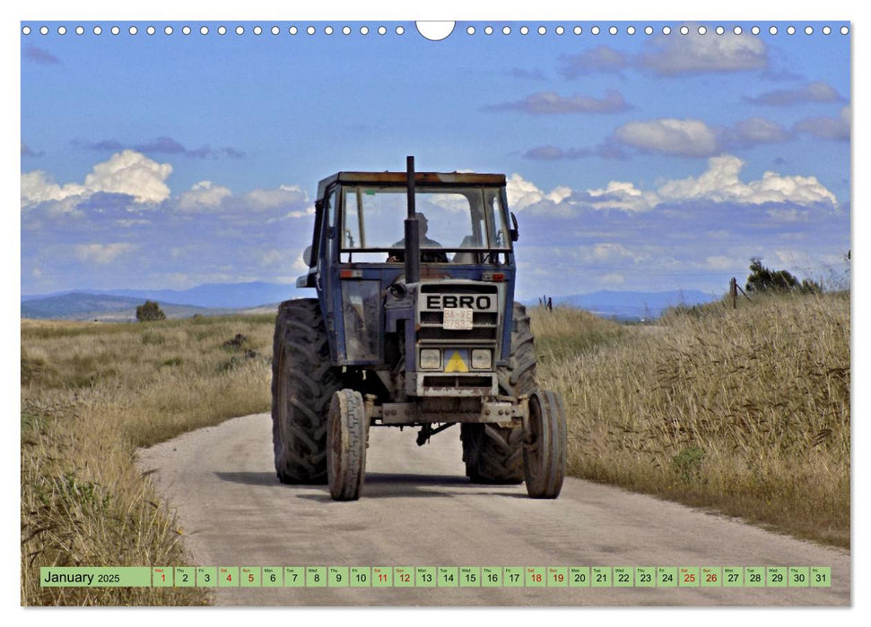 The fascination of the tractor (CALVENDO Monthly Calendar 2025)