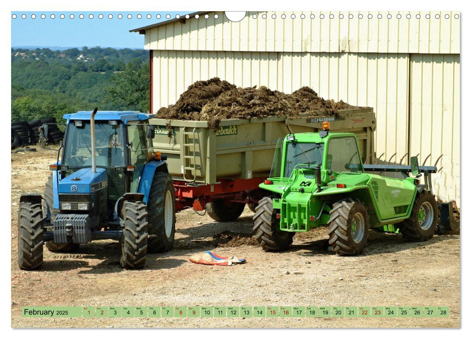 The fascination of the tractor (CALVENDO Monthly Calendar 2025)