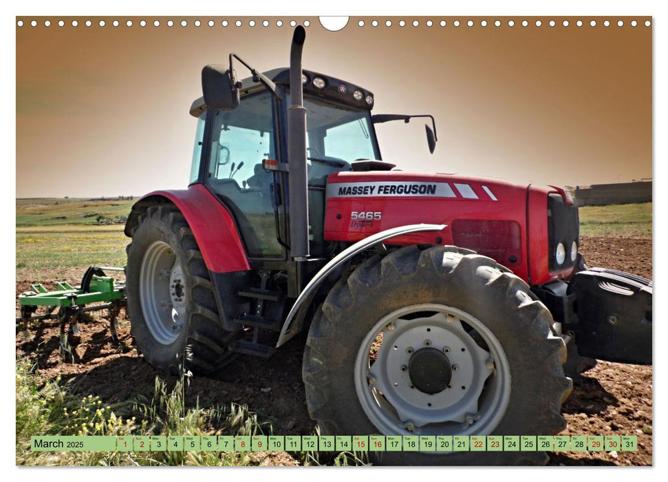 The fascination of the tractor (CALVENDO Monthly Calendar 2025)