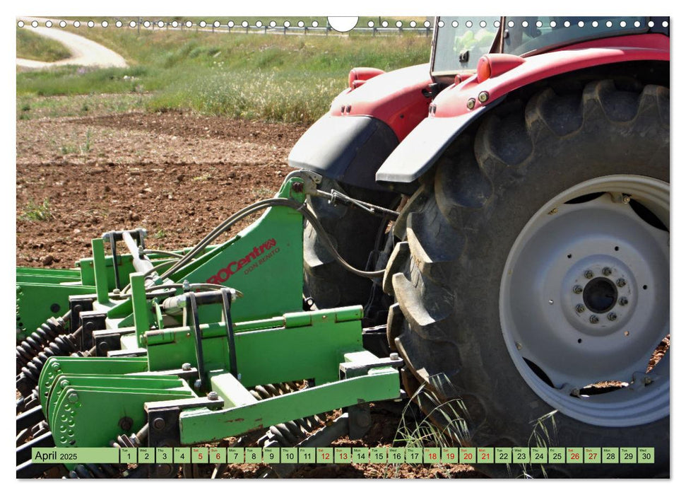 The fascination of the tractor (CALVENDO Monthly Calendar 2025)